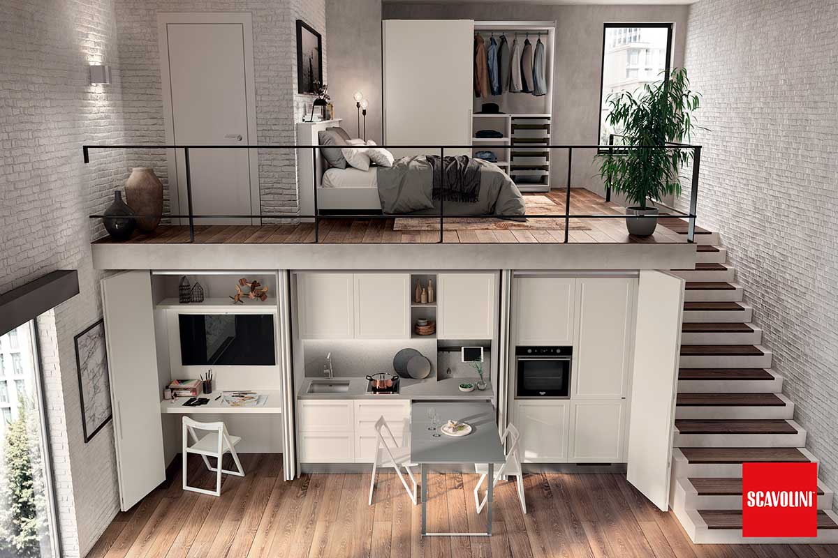 Modelo de cocina Box Life de Scavolini