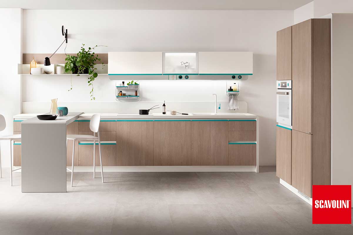 Modelo de cocina Dandy Plus de Scavolini