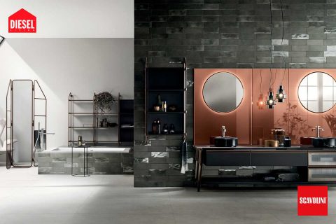 Modelo de baño Diesel de Scavolini