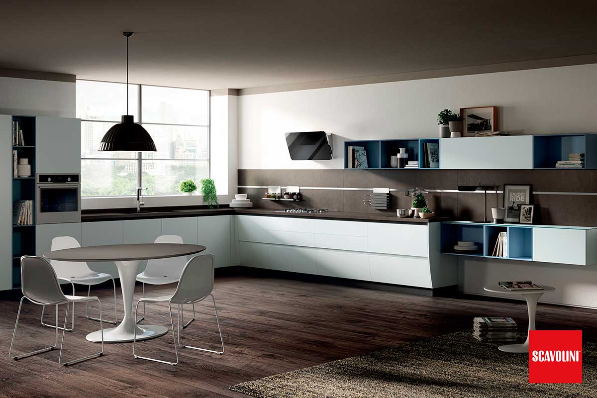 Cocina Flux Swing de Scavolini