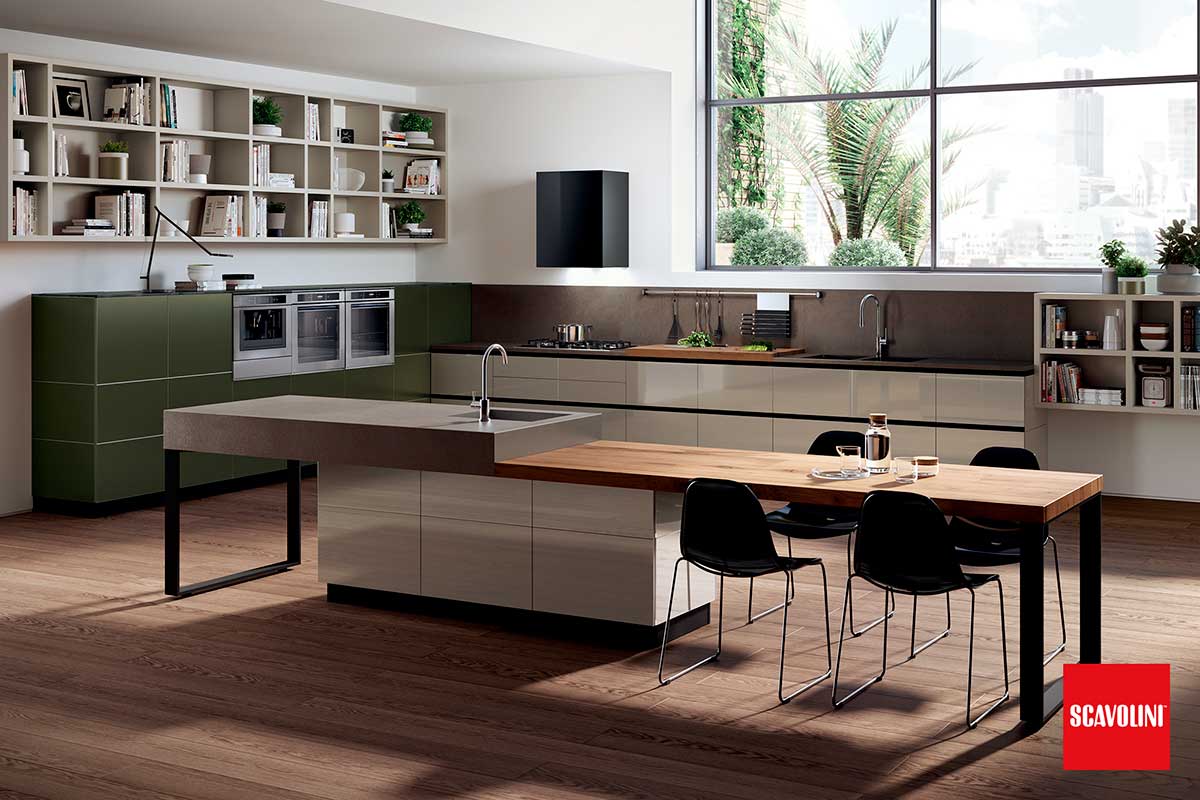 Cocina Tetrix de Scavolini